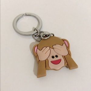 🙈 NWOT Emoji Keychain